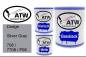 Preview: Dodge, Silver Gray, 708 / 7708 / P08: 1L Lackdose + 1L Klarlack + 500ml Härter - Set, von ATW Autoteile West.